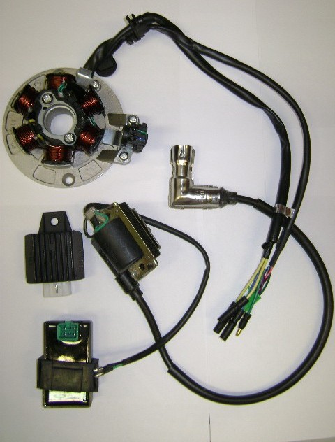 Lifan-stator + Tänddelar
